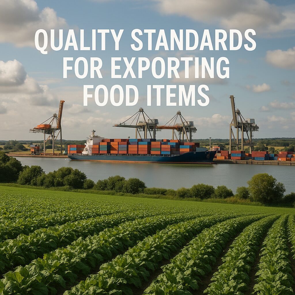 Quality Standards for Exporting Food Items