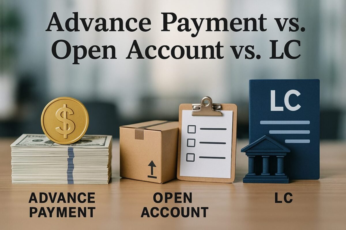 Advance Payment vs. Open Account vs. LC