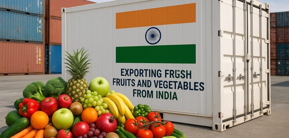 exporting fresh fruits and vegetables from India