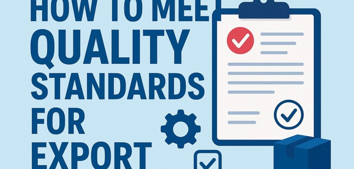 'How to Meet Quality Standards for Export'