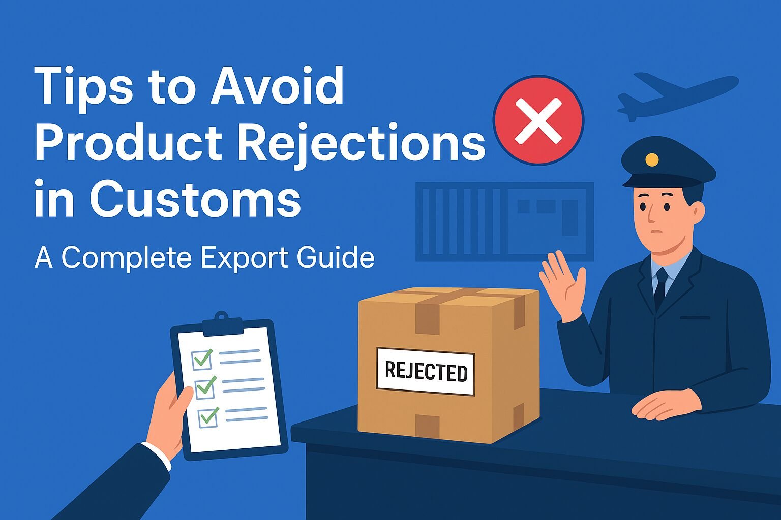 Steps to avoid product rejections in customs clearance