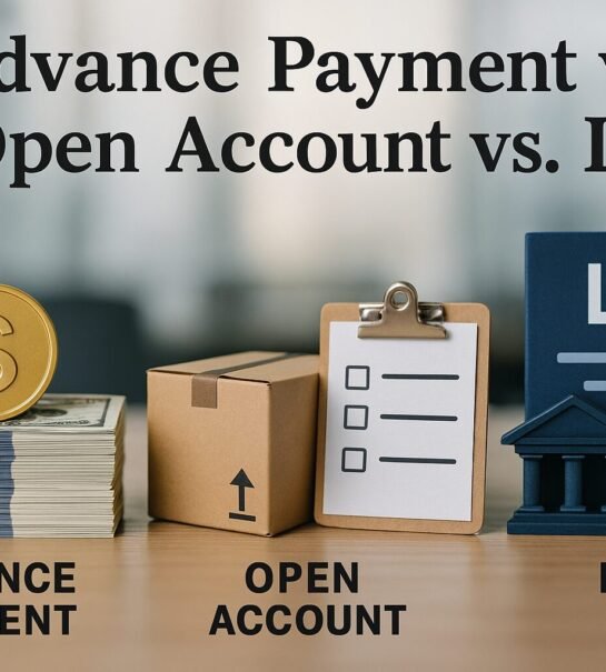 Advance Payment vs. Open Account vs. LC